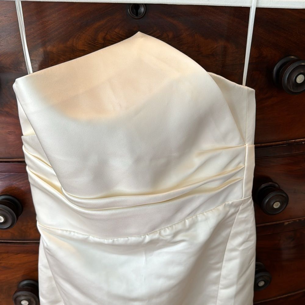 Anthropologie Amsale Waverly Dress Size 10 Wedding Dress - Picture 7 of 9